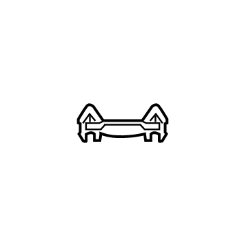 Ford FL3Z-9952166-A Headliner Bracket FL3Z-9952166-A Ford Headliner Bracket Illustration 1 of 1