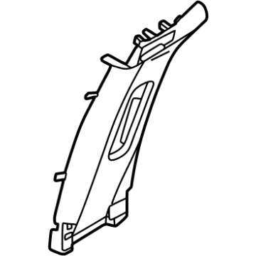 Ford N1WZ-2624347-CD Upper Center Pillar Trim