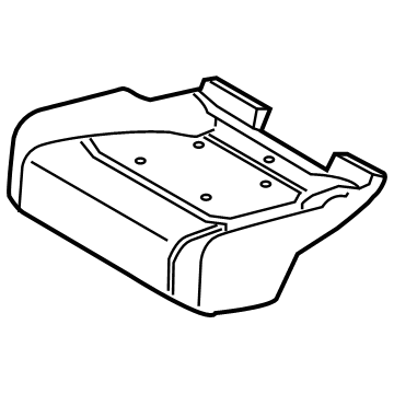Ford FL3Z-1663840-C Pad - Rear Seat Cushion