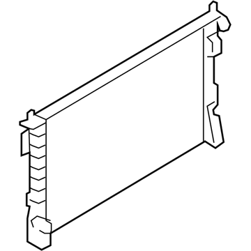 Ford 7T4Z-8005-A Radiator Assembly