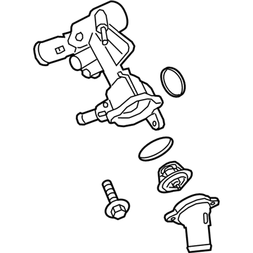 Ford BL3Z-8A586-G Connection Water Outlet