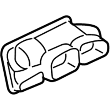 Lincoln XW4Z-19B680-EA Duct - Air