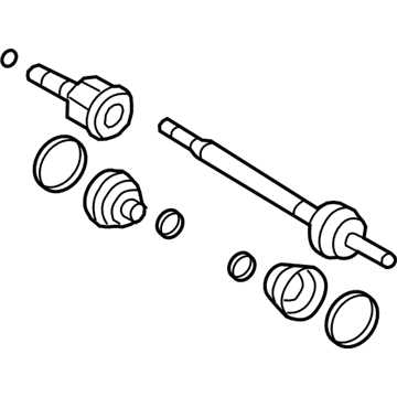 Ford 7L2Z-4K139-A Shaft Assembly - Rear Axle