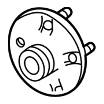 Ford 3F1Z-1104-AA Hub Assembly - Wheel