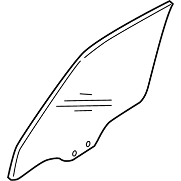 Mercury 5L8Z-7821411-AA Glass - Door