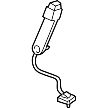 Lincoln 6L3Z-1861202-AB Buckle Assembly - Seat Belt