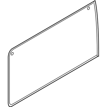 Ford BK3Z-6129711-AH Glass - Quarter Window
