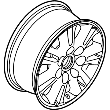 Ford HL3Z-1007-C Wheel, Alloy HL3Z-1007-C Ford Wheel, Alloy Illustration 1 of 1