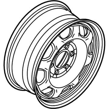 Ford 2L7Z-1015-BA Wheel Assembly