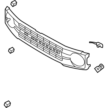 Ford M2DZ-8200-AA Grille - Radiator