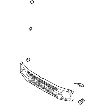 Ford M2DZ-8200-CAPTM Grille - Radiator