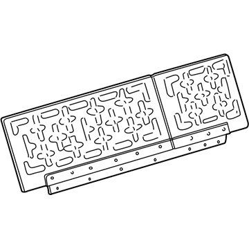 Ford 1L5Z35613A82AAA Extension - Rear Seat Back