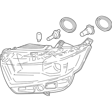 Ford FT4Z-13008-D Headlamp Assembly