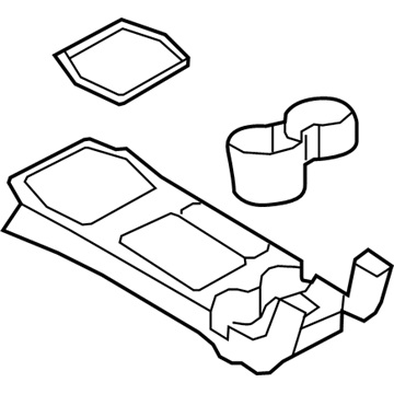 Mercury Mariner Center Console Base - BL8Z-78045A76-UA
