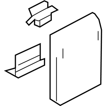 Mercury 8L8Z-7806024-AJ Door Assembly - Glove Compartment