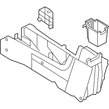 9L8Z-78045A36-EA Ford Console Base, Center Illustration 1 of 1