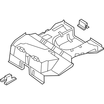 Ford YS4Z-7411215-SA Pan Assembly - Floor - Center