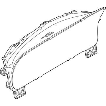 Lincoln LC5Z-10849-C Instrument Cluster