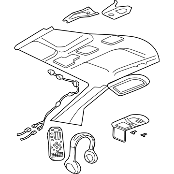 3L1Z19G323AA Ford Entertain System Illustration 1 of 1