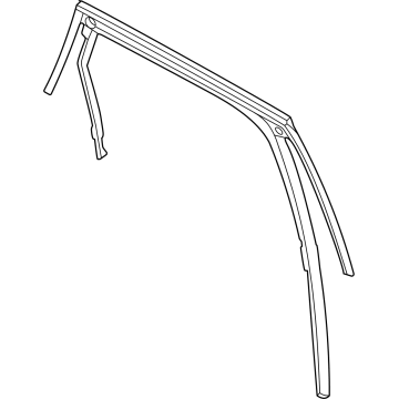 Ford M1PZ-7825766-B Run - Door Glass