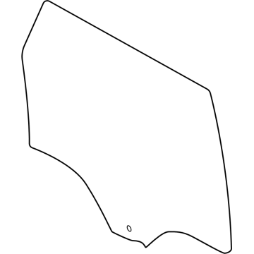 Ford M1PZ-7825712-A Glass - Rear Door