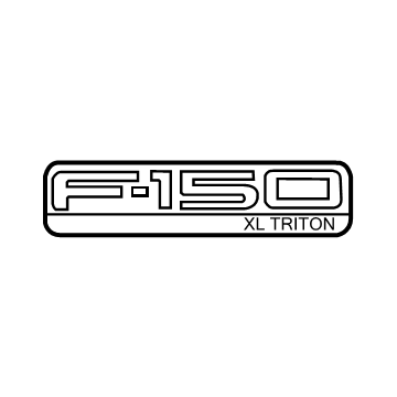 Ford 5L3Z-16720-A Name Plate