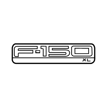 Ford 5L3Z-16720-DA Nameplate, Front 5L3Z-16720-DA Ford Nameplate, Front Illustration 1 of 1