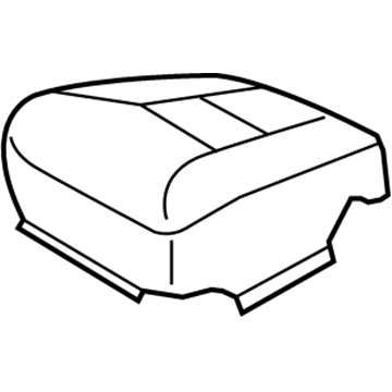 Ford BC2Z-1663804-AA Cover Assembly - Rear Seat Cushion