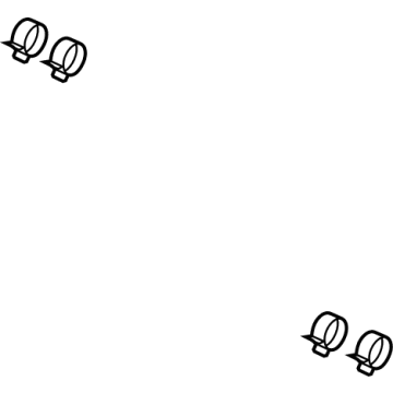 Ford 8C2Z-7C107-A Clamp - Hose To Tube