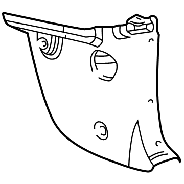 Ford YS4Z-5402344-CAA Panel - Cowl Side Trim