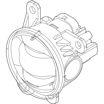 Ford M1PZ-15200-A Lamp Assembly - Fog - Front