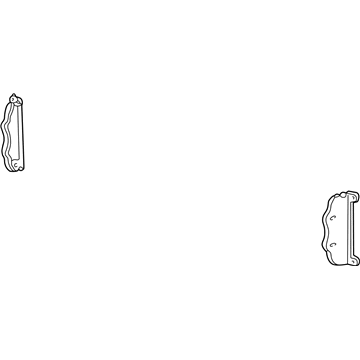 F87Z-8B455-AA Ford Front Panel Support Bracket, Passenger Side Illustration 1 of 1