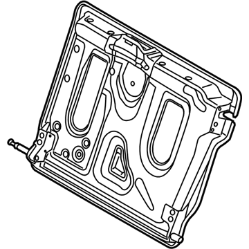 Ford CV6Z-54613A39-B Frame - Rear Seat Back Retainer