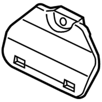 Ford BK3Z-99611B90-DA Bezel - Seat Belt Guide Bracket