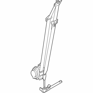 Ford LJ6Z-78611B08-AB Pretensioner - Seat Belt Retractor