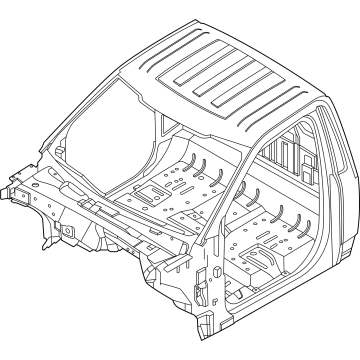 Ford FL3Z-15001B24-A Cab Assembly - Trimmed - Primed