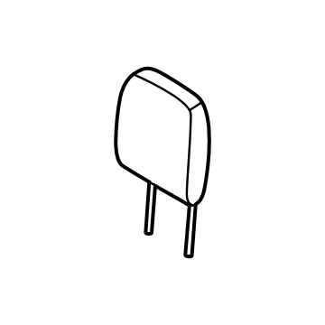 Ford PL3Z-78611A08-A Head Rest Assembly