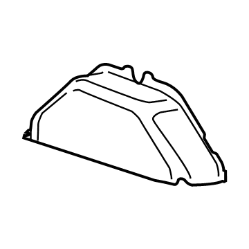 Ford BK3Z-16A550-DC Mudflap Assembly
