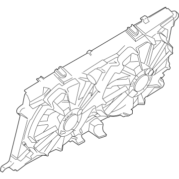 ML3Z-8C607-J Ford Motor And Fan Assembly - Engine Cooling Illustration 1 of 1