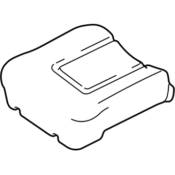 Ford 2L1Z-7862900-BAA Cover Assembly - Seat Cushion