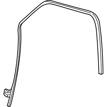 Ford F3TZ-7821546-A Run - Door Glass