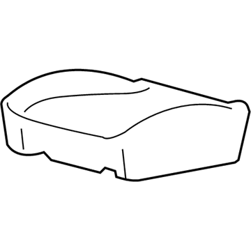Ford 4L2Z-7863804-BAA Cover Assembly - Rear Seat
