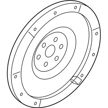 Mercury 2L8Z-6375-A Flywheel And Ring Gear Assembly