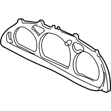 Mercury F6DZ10890A Mask - Fuel & Temperature