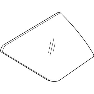 Ford 5F9Z-7429710-AA Glass - Body Side Panel - Fixed