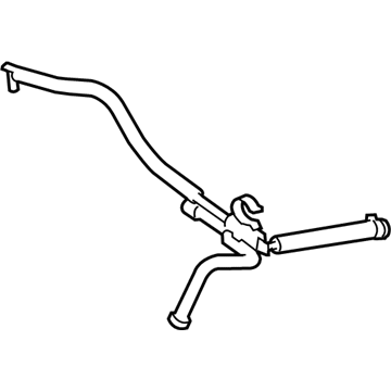 Ford Brake Booster Vacuum Hose - AA5Z-9C490-B