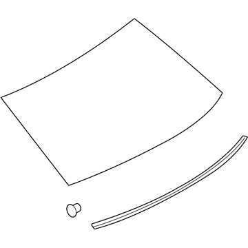 Lincoln AH6Z-5442006-A Glass - Rear Window
