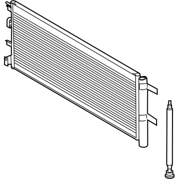 Ford G3GZ-19712-B Condenser G3GZ-19712-B Ford Condenser Illustration 1 of 1