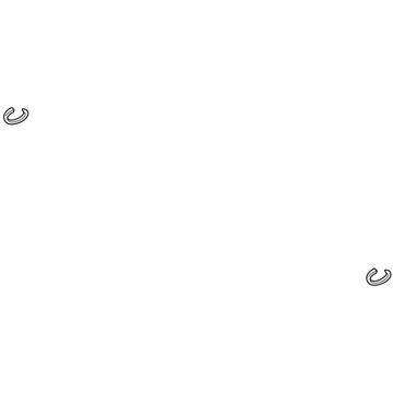 4S7Z-4B422-A Ford Axle Assembly Retainer Clip, Inner Driver Side Illustration 1 of 1