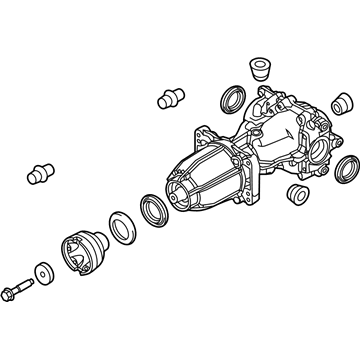 Lincoln MU7Z-4000-D Axle Assembly - Rear